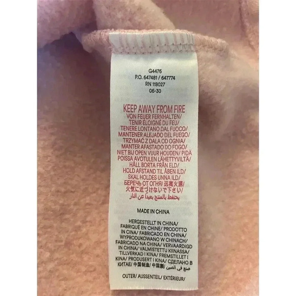 Boden Pink Embroidered Sweatshirt Dress Knee Length Casual - Picture 4 of 7